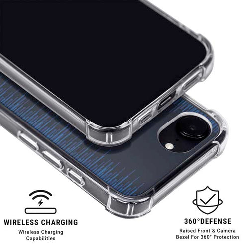 France Soccer Flag iPhone 16e Clear Case